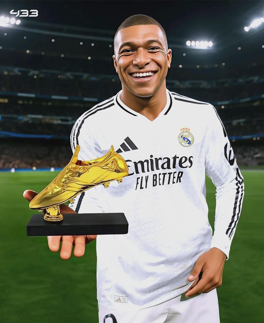 姆巴佩今晚领取欧洲金靴奖皇马队史第三人的简单介绍  第2张