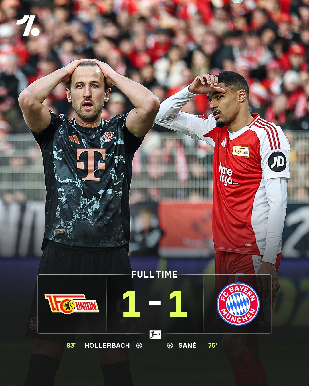 拜仁慕尼黑16连胜被终结球队本轮客场战平柏林联合的简单介绍 第1张 拜仁慕尼黑16连胜被终结球队本轮客场战平柏林联合的简单介绍 第1张